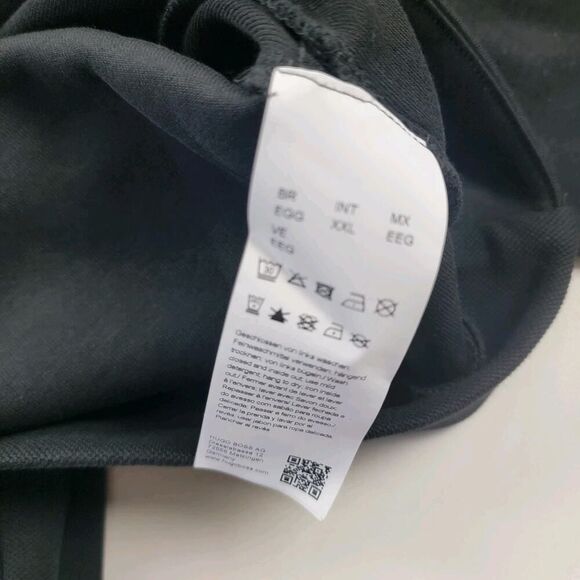 Hugo Boss Jacket Men's Large Black Full Zip Long Sleeve Stretch Casual - Picture 10 of 15